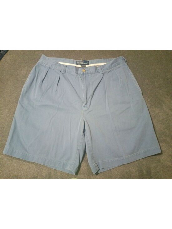 Other - Vintage 90's Polo by Ralph Lauren Tyler Short Light Blue Cotton Shorts Size 36